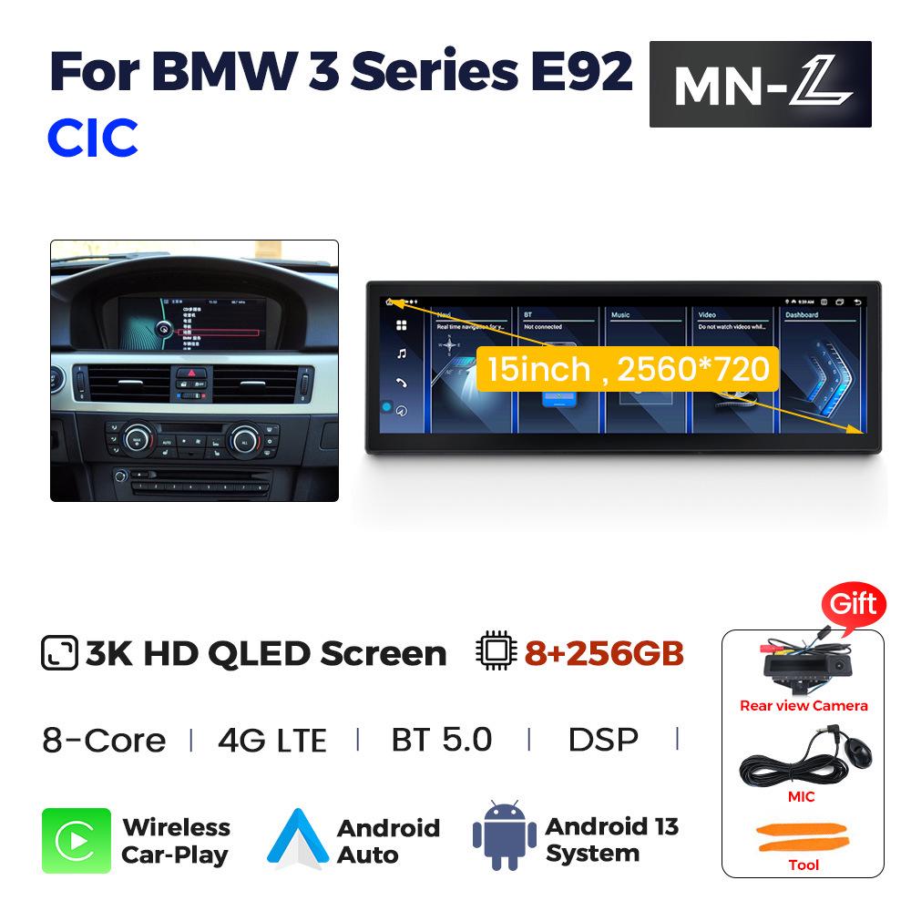 15" BMW 3 Series E90-E92 CIC/CCC Navigation Retrofit Screen