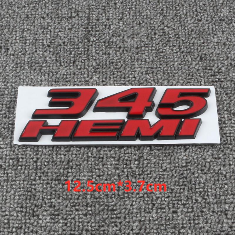 Metal 392 6.4L Car Engine Emblem Car Stickers For Hemi 345 Hemi Charger Caravan Durango Caliber Journey Challenger Avenger Badge