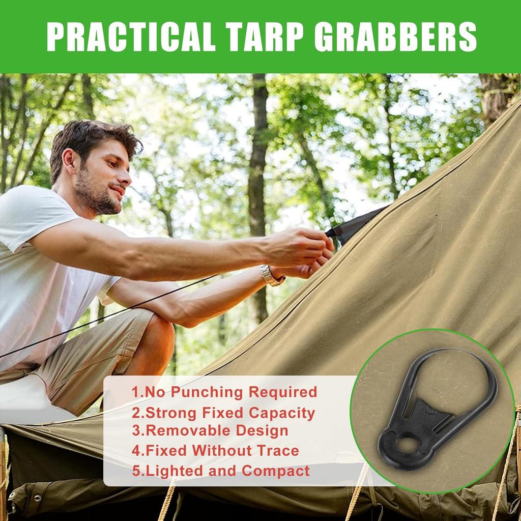 Heavy Duty Shade Clips, 20 Pcs , Sun Shade Clips & Clamps for Anti Bird Netting, Garden Netting Accessories