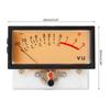 High-precision VU-Ammeter Meter Power Discharge Flat Meter Mixer-Power Meter with Backlight-Audio Device Bike Accessory