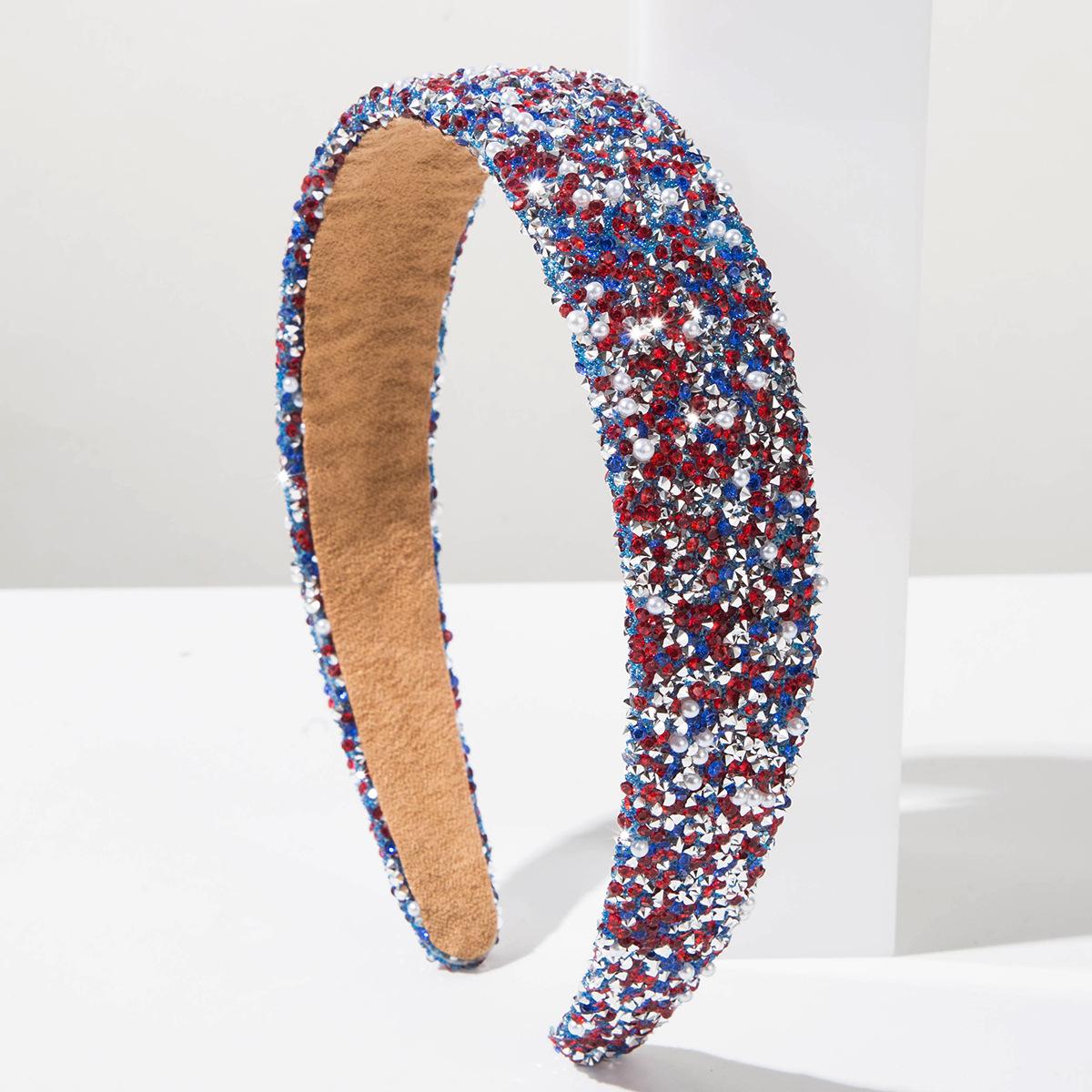 

New Style Hairband - Ultra-bright and Luxurious Small-sized High-end Hair Accessory for Women with A Touch of Exclusivity. білий/червоний