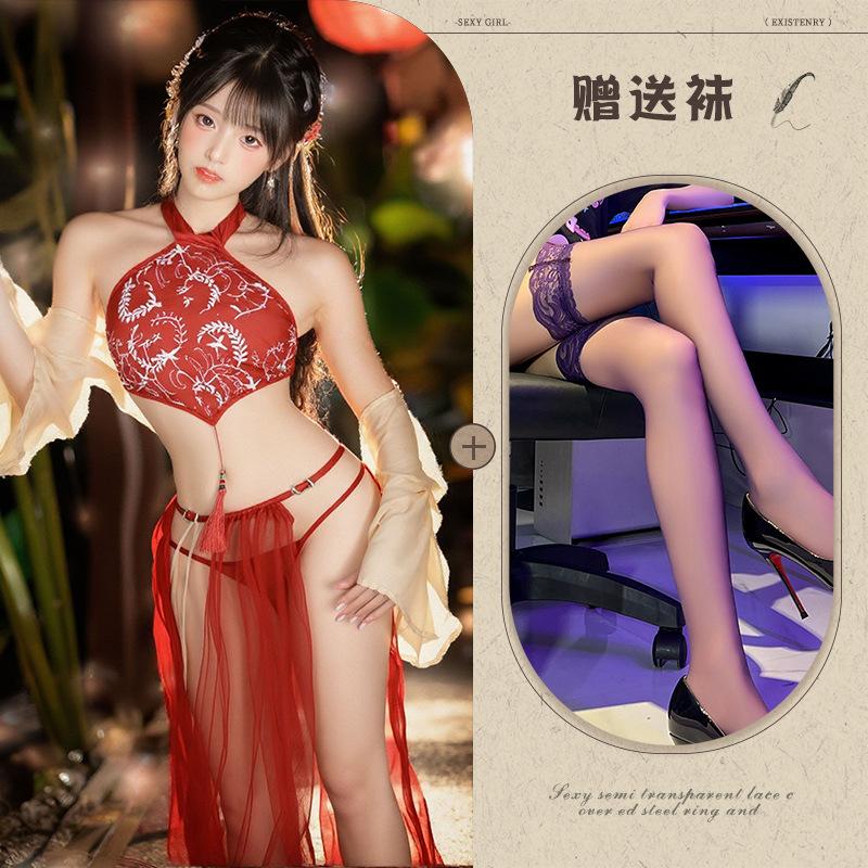 Ancient Fairy Hanfu Sexy Pure Passion Sex Products Belly Pocket Women's Sex Underwear