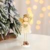 New Christmas Decor Angel Girl Figurine Standing Cute Fairy Elf Figurine Desktop Ornament Creative Angel Doll Thoughtful Gift