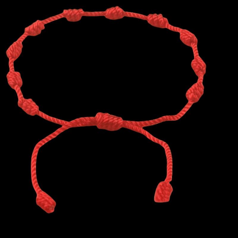 

2 шт./Набор Модный курортный стиль Повседневный Счастливый Плетеный Женский Браслет на ногу one-size красный