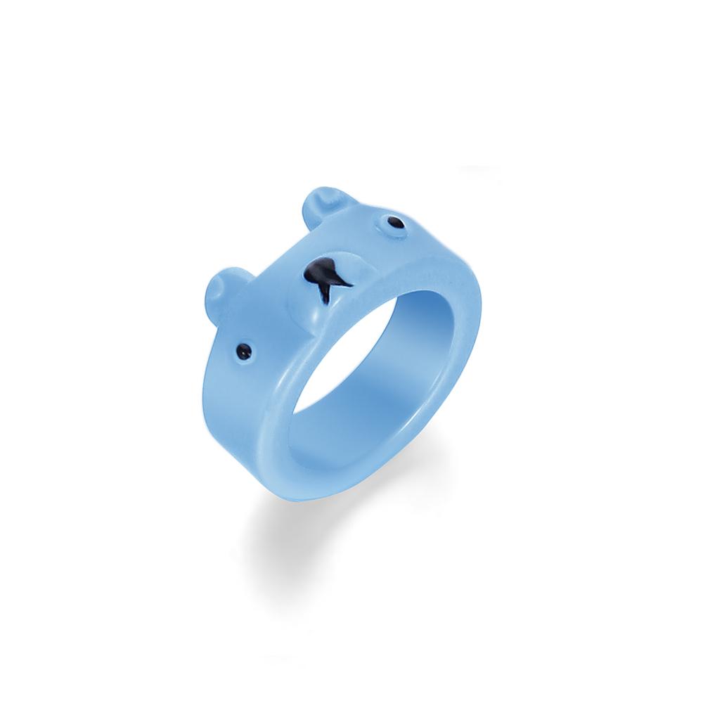 2023 New Fashion Elegant Student Ring Temperament Lovely Cartoon Ring Simple Bear Ring