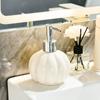 Ceramic Liquid Soap Dispenser Pumpkin Shape Pump Bottle Minimalism Foam Dispenser  Laundry Room