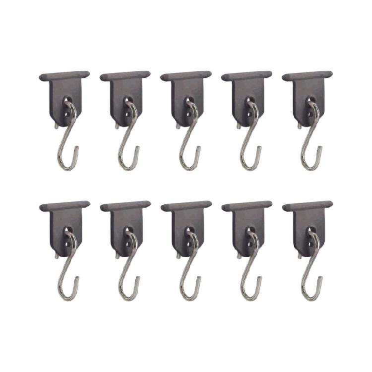 Camping Gear Hanging Hook For Campers Awning Systems Awning Hooks for Light Camping Awning Accessory серый
