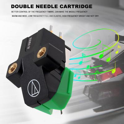 AT-VM95E Dual Moving Magnet Turntable Cartridge VM Stylus Moving Magnet Stereo Cartridge Stylus for Vinyl Record Player