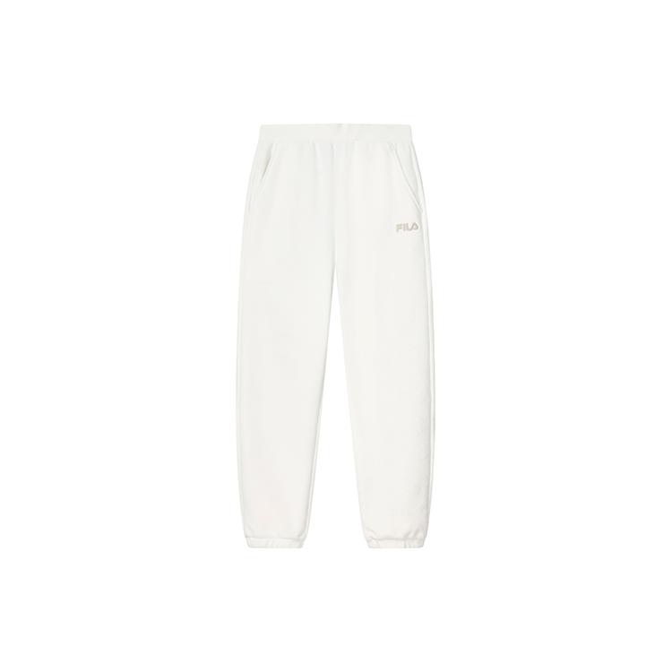New FILA Casual Pants Women's Cloud White F11W249606FWT