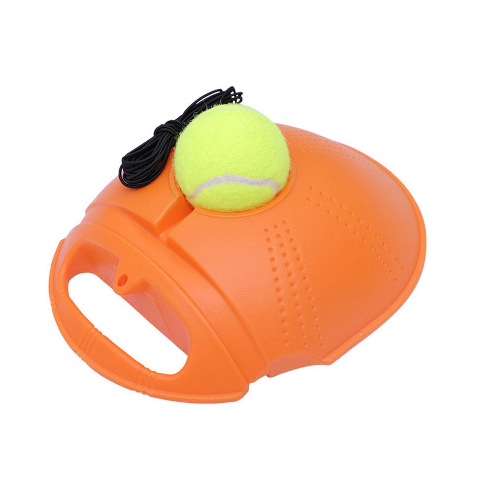 1 Set Heavy Duty Tennis Training Equipment Self-Duty Rebound Tennis Trainer Sparring Device Rebound Ball with Long Elastic Rope