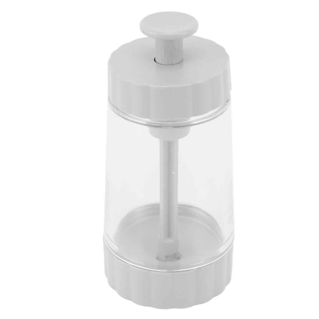 Kvantitativ saltbøsse 0,5g Presis kontroll Måling Krydderflaske for Kjøkken Husholdning Hvit