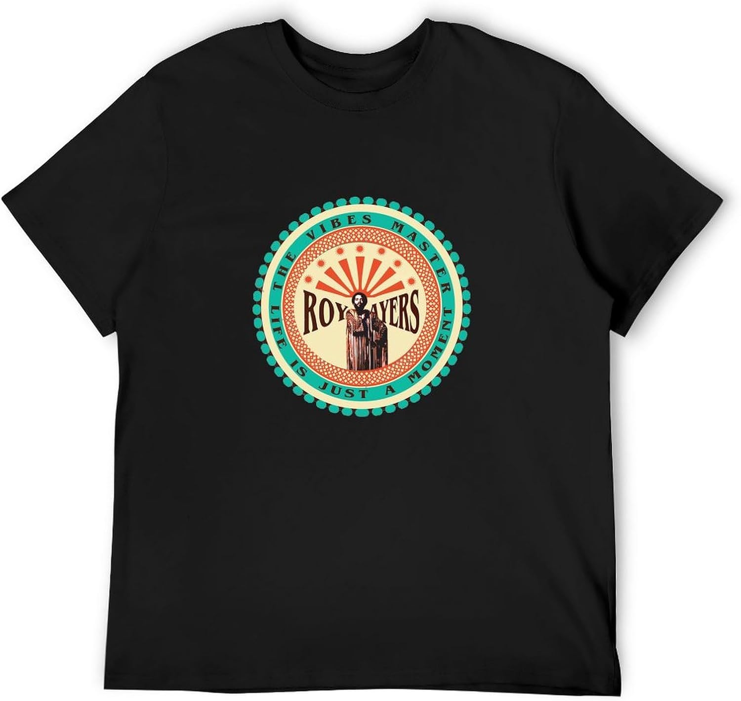 Roy Ayers Funk Men s T Shirt Graphic Print Music Artist Tee Black 3XL чёрный