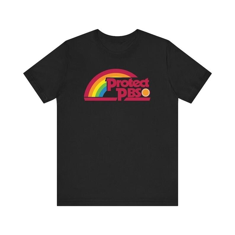

Protect PBS Save Public Broadcasting Shirt Anti Trump Shirt Vintage Retro PBS Unisex T-Shirt XXL
