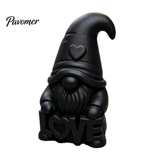 Anniversary Gifts for Couples Faceless Love Gnome Figurine, 3D Printed Valentine's Day Desktop Decor, Modern Minimalist Desk Accessories Romantic