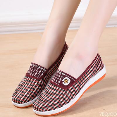 Women's Fashion Lightweight Anti Slip 2025 Spring Flat Shoes Casual Shallow Mouth Work Soft Bottom Daily Canvas Single Shoes