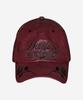 DARLING, YOU'RE BAD Dyb Leather Ball Cap #Wine