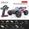 RC Off-Road Car 4WD High Power Brushed Climbing Truck Metal Chassis High Speed Racing Vehicle Remote Control Crawler for Adults
