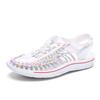 Summer Special for Men and Women Hole Shoes Couple Sandals Men's Breathable Beach Shoes Men's Trend Woven Hollow Sandals