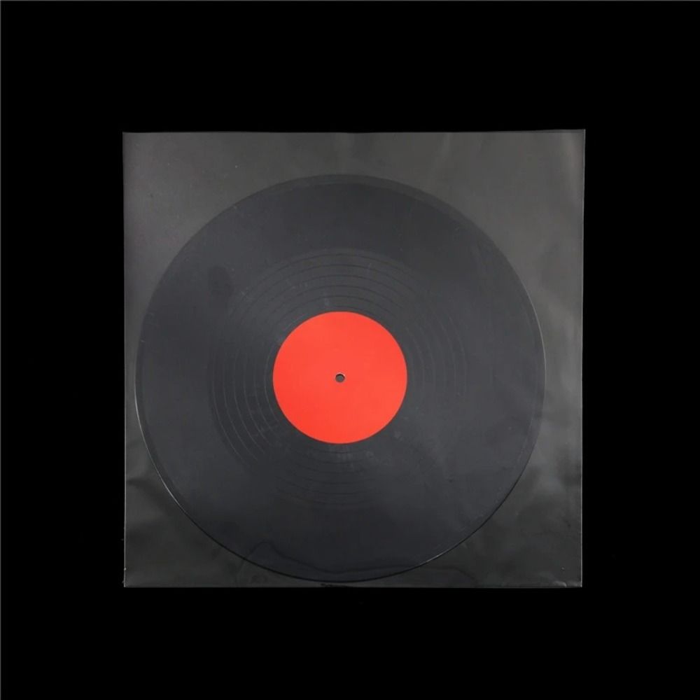 New 12 Inch Vinyl Records Sleeve White Resealable Inner Record Sleeves LP Vinyl Record Cover