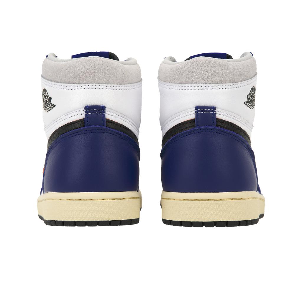 Air Jordan 1 Retro High OG Rare Air - Głęboki Królewski Niebieski Męskie Sneakersy Biały Czarny Neutralny Szary DZ5485-100