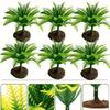 10st Konstgjord Palm Modell Realistisk Miniatyr Cykadväxt för Sandbord Diorama Kontor Heminredning Landskapsarkitektur och Inomhus