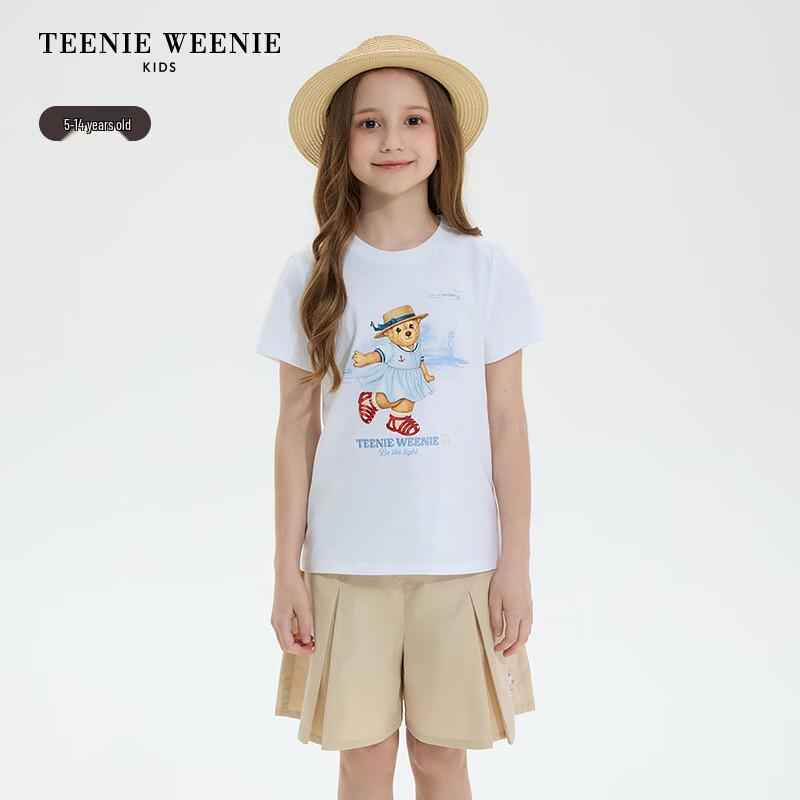 Teenie Weenie Kids Girl s Casual Printed Short Sleeve T-shirt 130