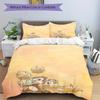 3pcs Charming Chip 'n Dale Acorn Adventure Bedding Set Includes Quilt Cover and Pillowcases, Suitable for All Seasons S009