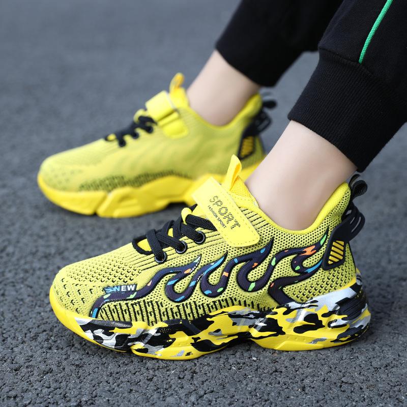 T7998 Boys' shoes Children's sports shoes Middle and older children's manufacturers approve dad shoes Primary school students' net breathable net shoe