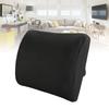 Black Back Pillow Rebound Memory Foam Pillow Car Chair Back Seat Rest Cushion