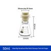 Heat-Resistant Thick Glass Triangular Flask with Silicone Stopper