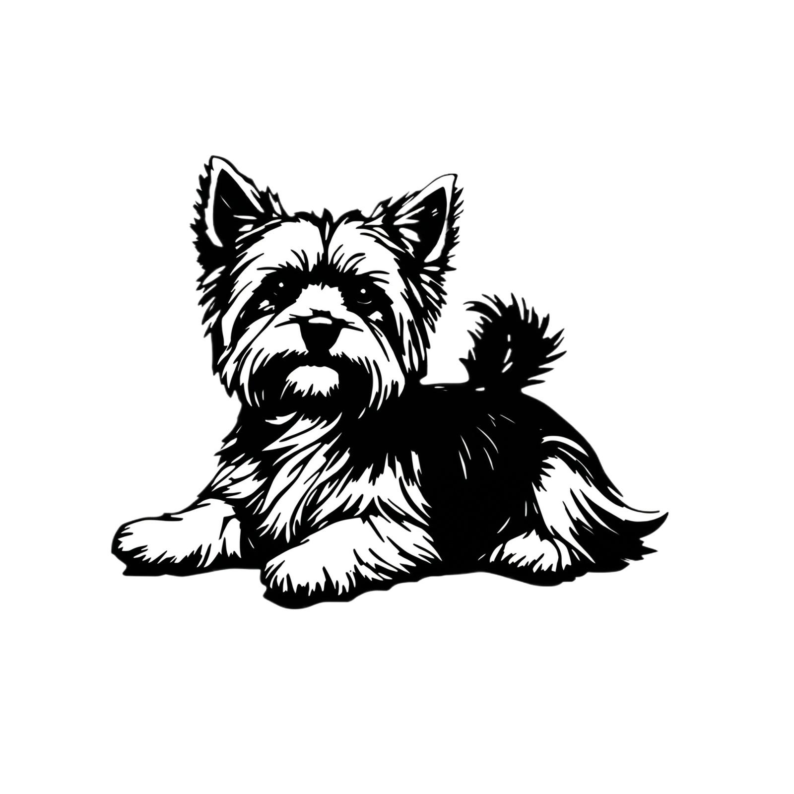 

Metal Wall Art Yorkshire Terrier Silhouette Rusted Iron Craft Decorative Sculpture for Indoor Outdoor Use Unique Metal Wall Hanging one size чёрный