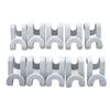 10Pcs Multifunctional Plastic S-Shape Double Hooks Clothes Hanger Accessories