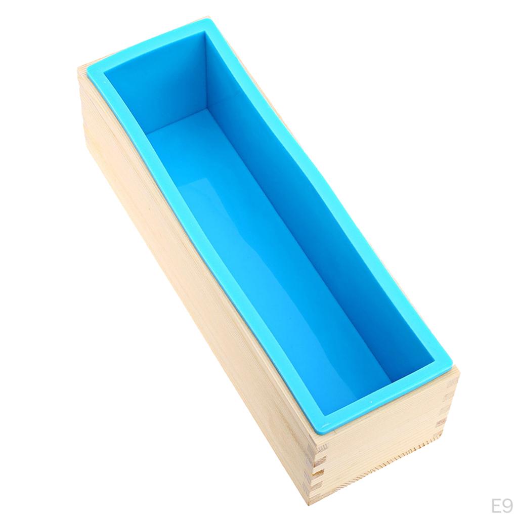 Flexible Rectangular Soap - Loaf with and Lid DIY Tool for Soaps Cake Making Supplies Silicone,