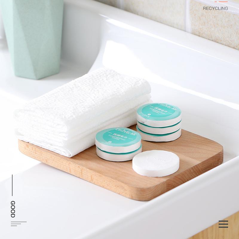 Compressed Bath Towel Disposable Capsules Towels Cleansing Face Care Tablet Outdoor Travel Cloth Wipes Dry&Wet Paper Tissues