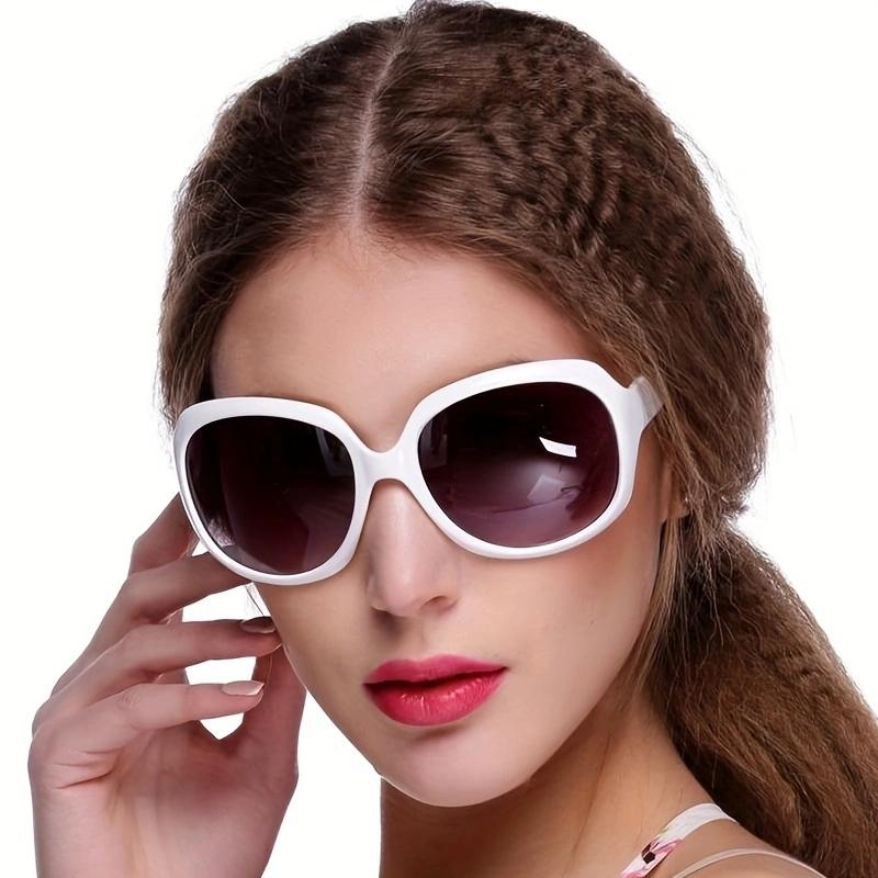 Classic Retro Fashion Oval Women Sunglasses Vintage Large Big Sunglasses for Ladies