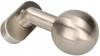 Fixed INOX Knob, Oval, Bent