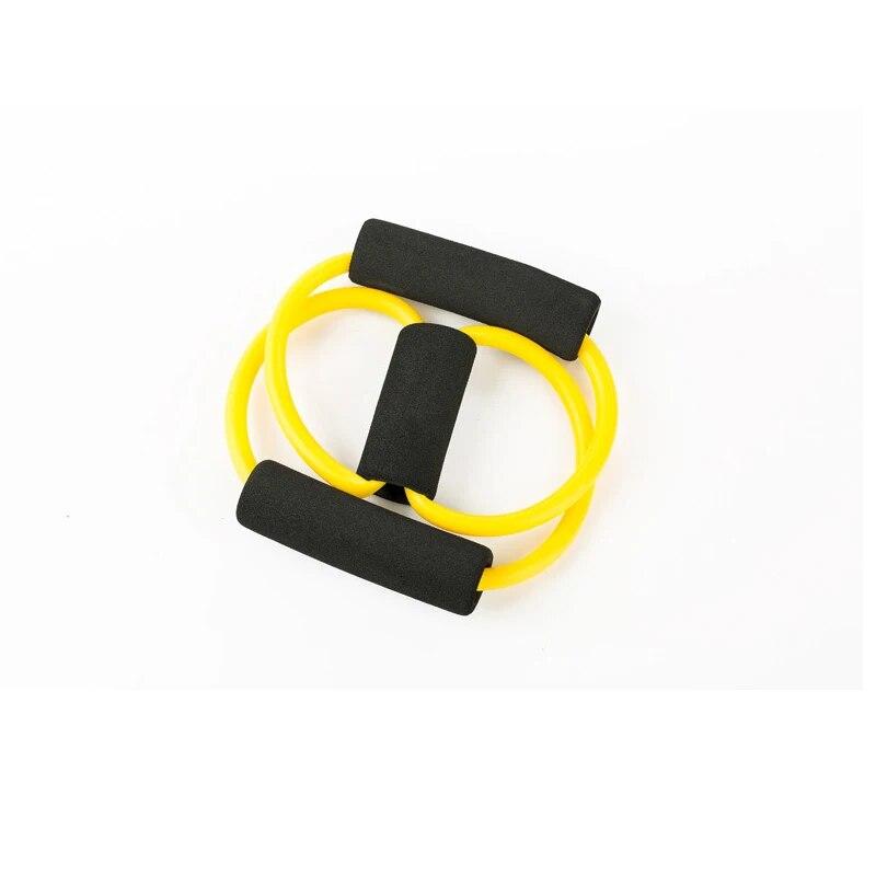 Resistance Fitness Band Yoga Gym Fitness Equipment Pull Rope Figure 8 Elastic Chest Expander Muscle Training Pull Rope