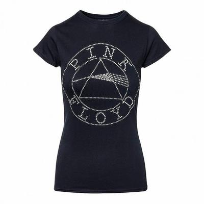 Damen/Damen Diamante Circle Logo T-Shirt