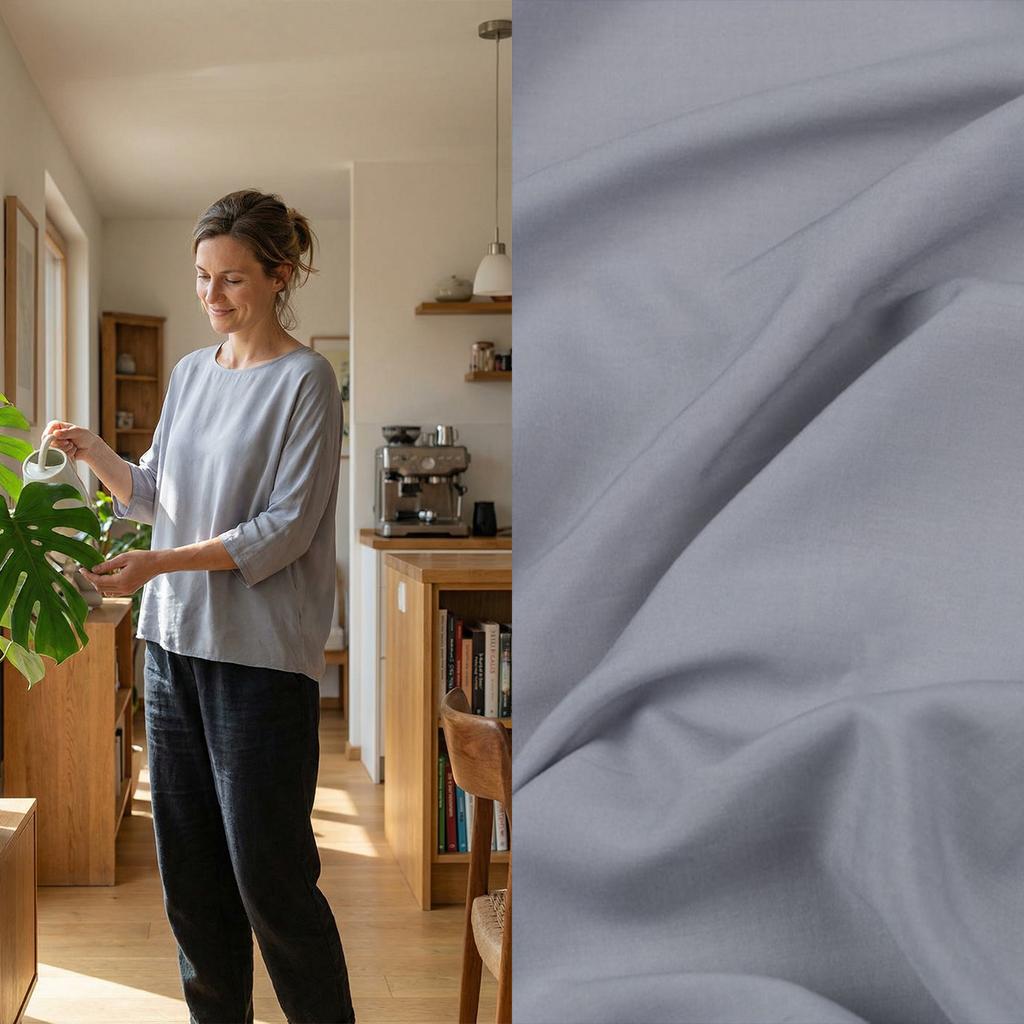 Viscose, light gray