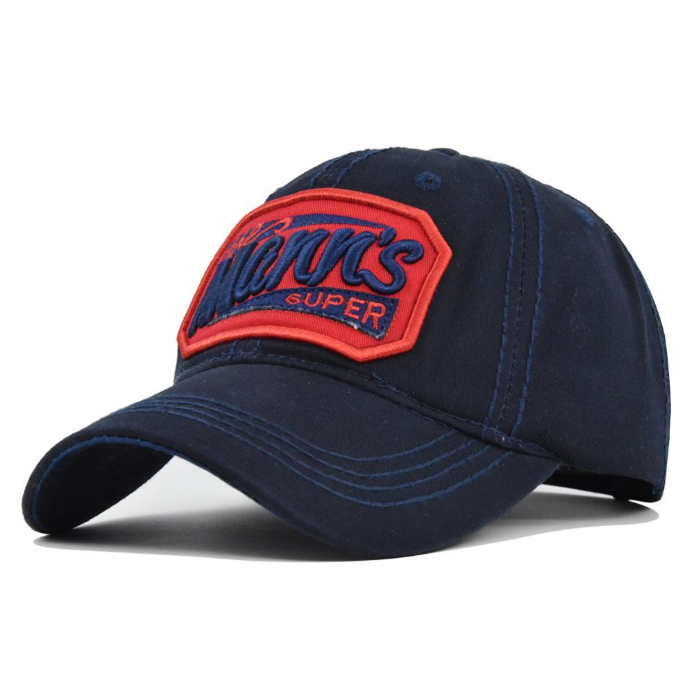 Cap Baseball Threedimensional Letter Embroidery Duck Tongue Cap Cotton Cool