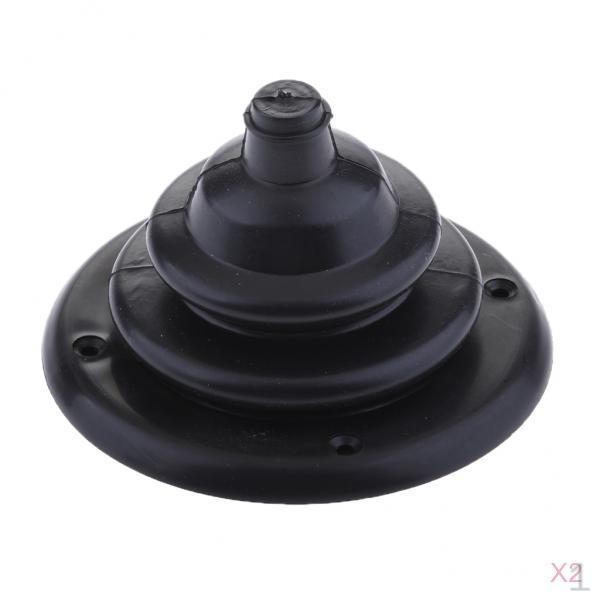 2x 100mm 4 Inch Rigging And Cable Boot for Boats - Hole Cover Black