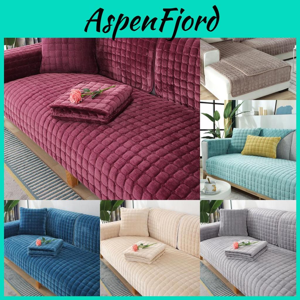 Cuscino Minimalista per Divano in Peluche con Tessuto Antiscivolo per Tutte le Stagioni Decorazione Soggiorno