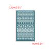 Geometric Silk Screen Stencils for Clay Reusable Silkscreen Print for DIY Printing on Clay Jewelry Earrings Scrapbooking