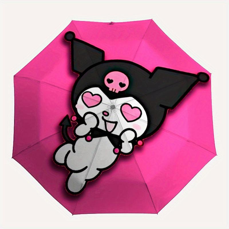 

1pc Cute Kuromi Automatic Umbrella 8-Bone Design Compact Gear for Outdoor Travel, Perfect Gift for Friends or Family yy250829174