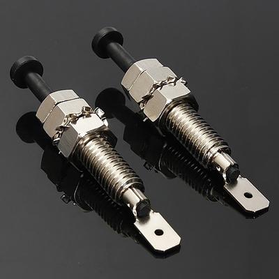 2pcs universal alarme de carro segurança ajustável caminhão capô porta pino interruptor
