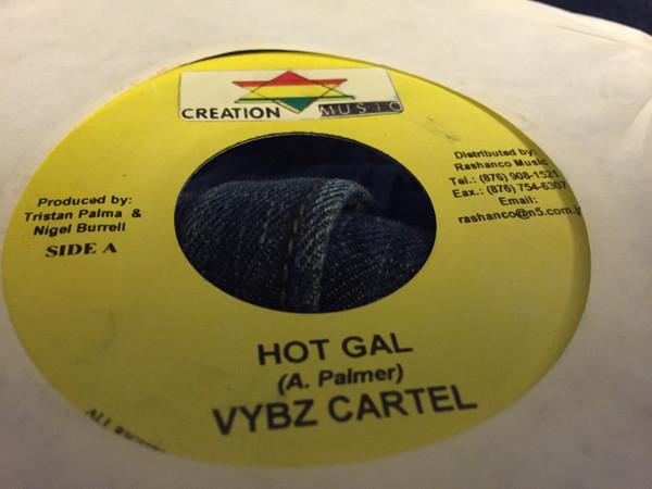 

7inch Record VYBZ KARTEL - Hot Gal NONE Creation Star M Jamaica Reggae, Ska & Dub Used
