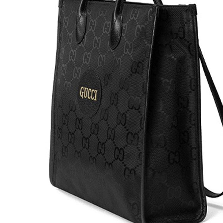 Gucci Off The Grid Large Versatile Commuter Vertical Logo Tote Bag Men Tote Bag Black 630355-H9HAN-1000