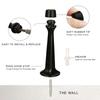 Zinc Alloy Door Stoppers Wall Mounted Door Stop Protectors Wall Protectors Door Hardware for Indoor Outdoor Enduring
