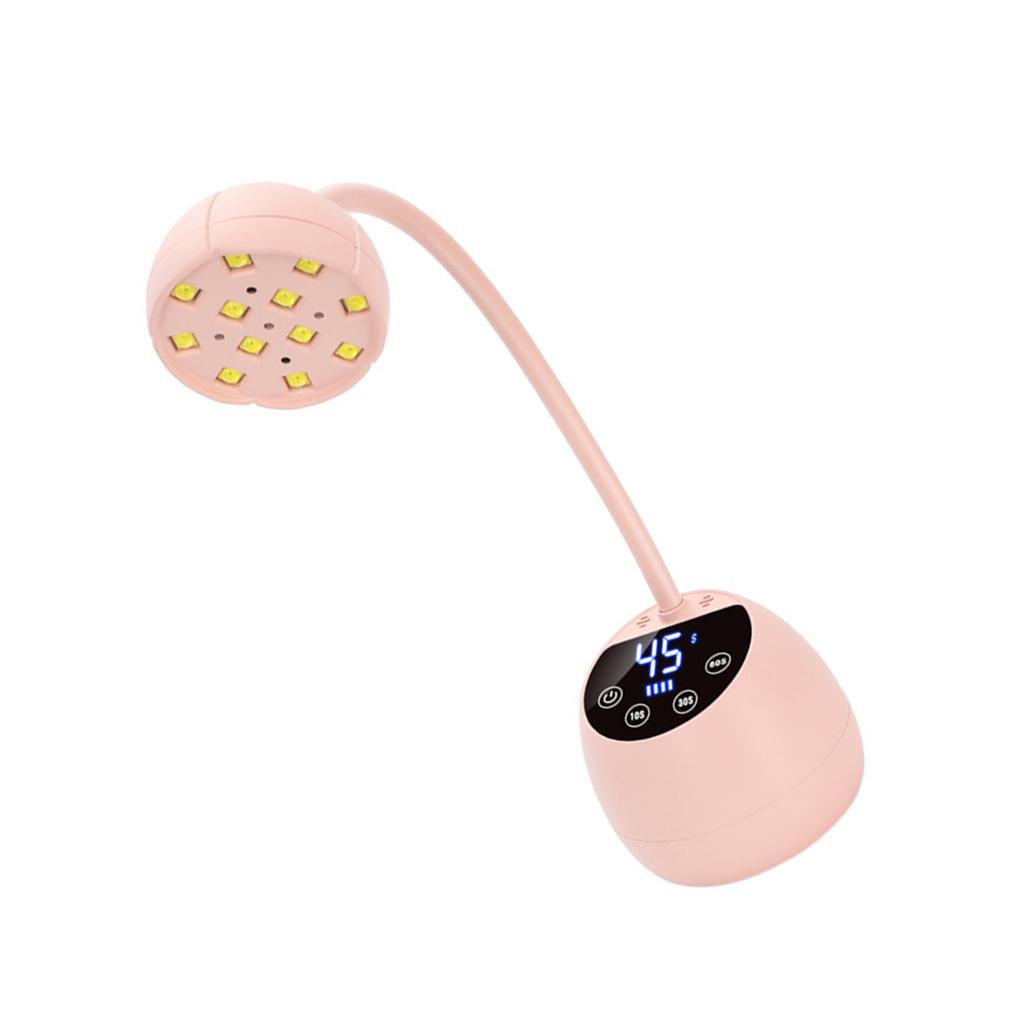 Nail Lamp With Low Power Usage And Fast Drying Nail Curing Lamp 12 LEDs 3 Timer Mode (10/30/60s)