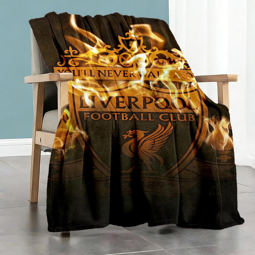 Liverpool Football Blanket Warmthful Decor Suitable For Picnics Office Chair Chair Allseason Use Modern Style Best Holiday Gift For Friends Family